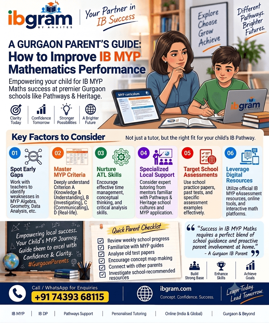 How to Improve IB MYP Mathematics Performance: A Gurgaon Parent’s Guide for Pathways & Heritage Students